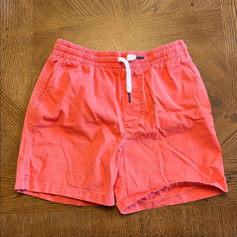 Vineyard Vines Boys Coral Chino Shorts Size 14 Flat Front Preppy